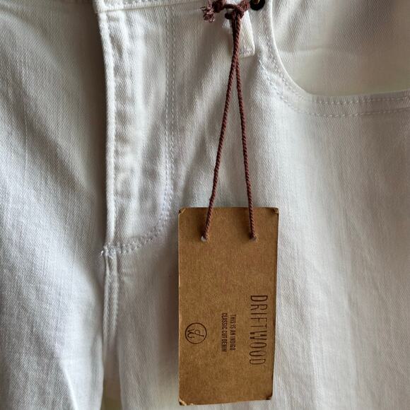 Driftwood Colette Embroidered Cuff Straight Leg Jeans NWT - Picture 10 of 10